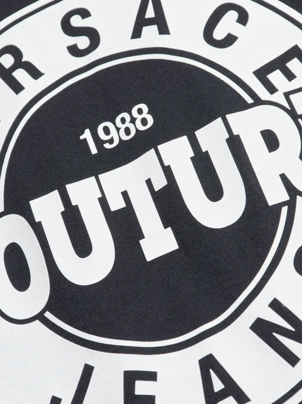 Versace Jeans Couture T-shirt met logoprint Zwart