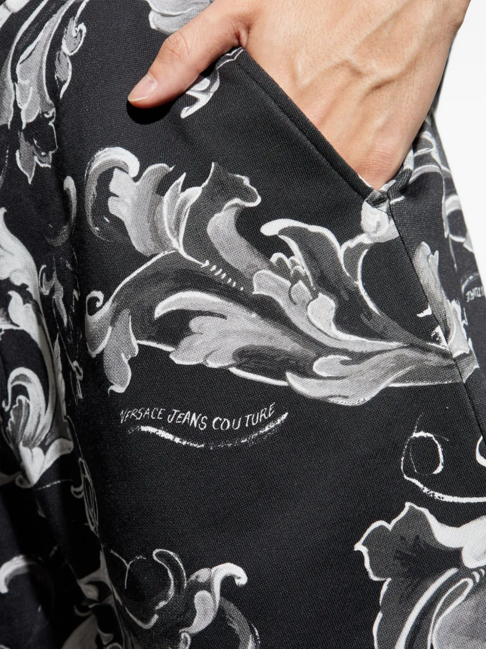 Versace Jeans Couture Shorts met trekkoord Zwart