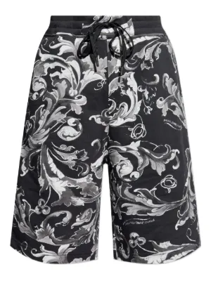 【VERSACE JEANS】バロック柄 プリントフード コットン パーカー Versace Jeans Couture for Men - Shop New Arrivals on FARFETCH