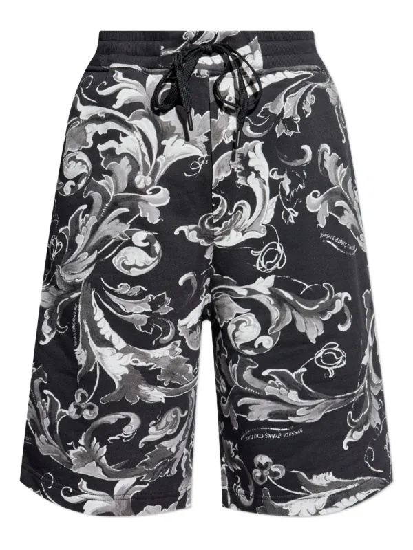 Versace Jeans Couture バロック ショートパンツ | ブラック