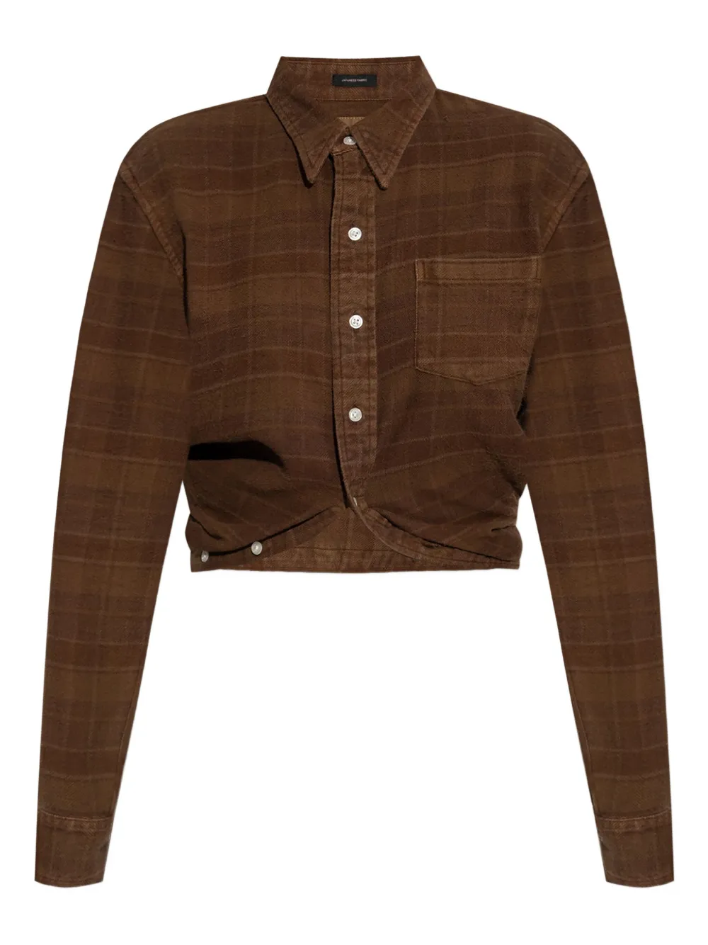 plaid cotton shirt