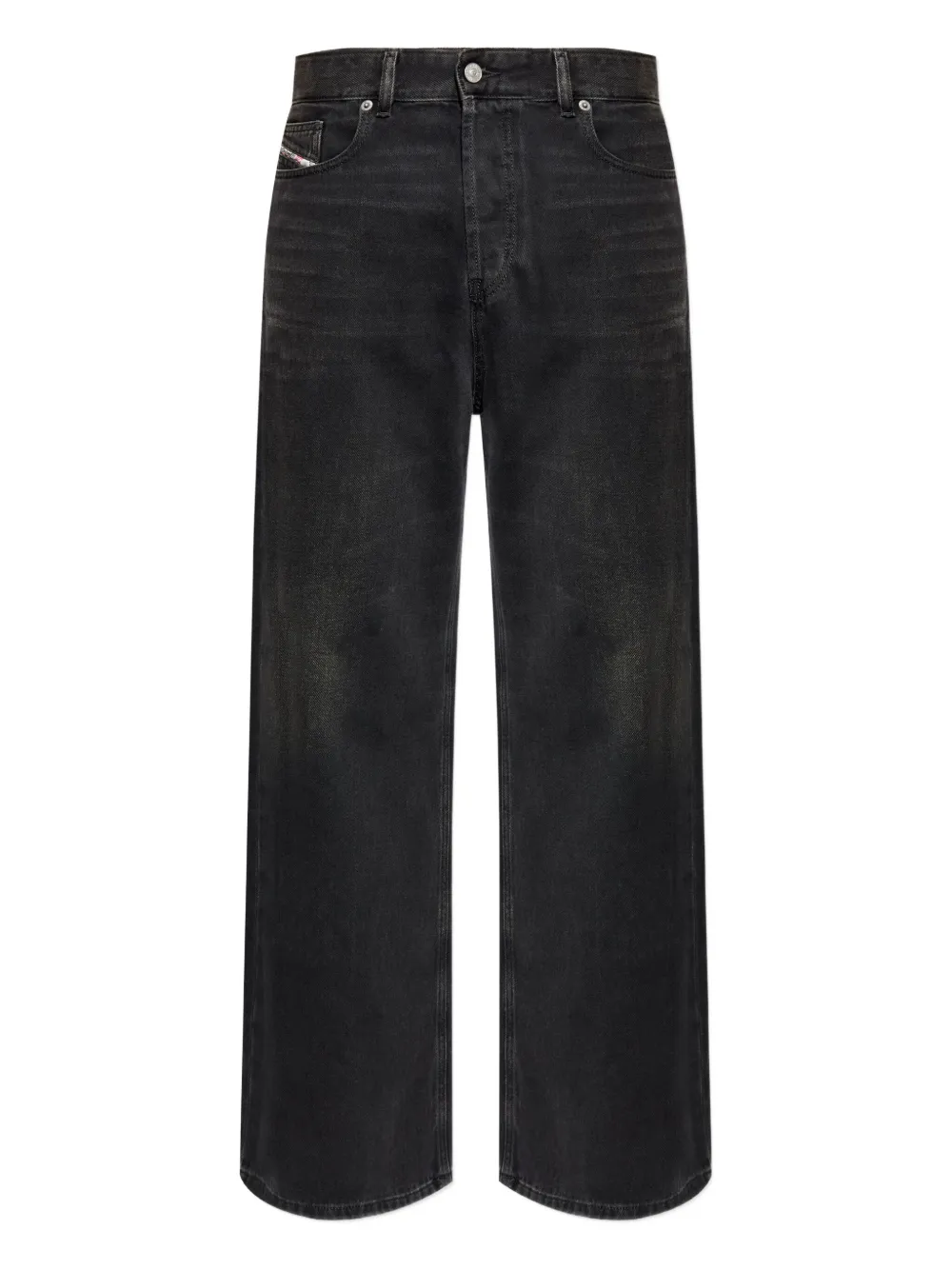 Diesel D-Rise jeans met vervaagd effect Zwart