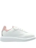 Alexander McQueen embossed-logo platform trainers - White