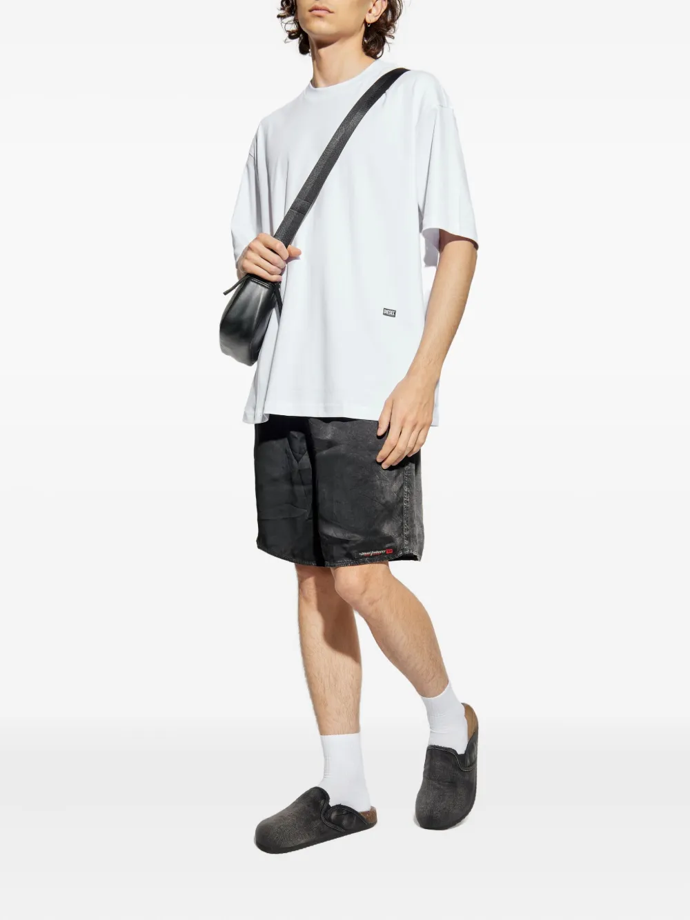 Diesel Katoenen T-shirt Wit