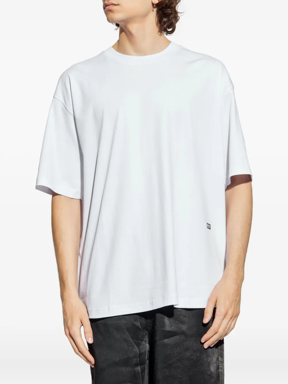 Diesel Katoenen T-shirt Wit