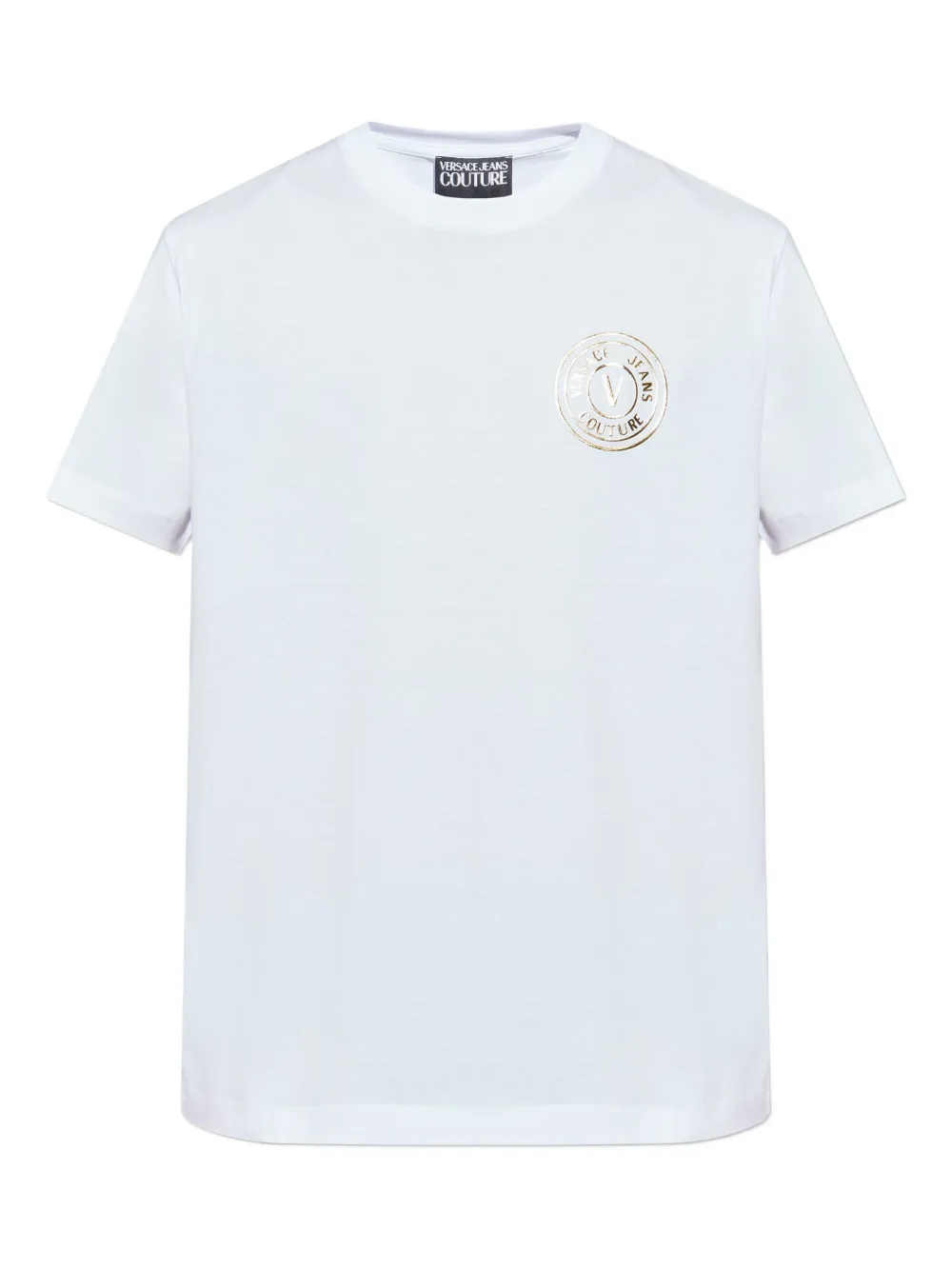 Versace Jeans Couture logo-detail cotton t-shirt - ホワイト Versace Jeans Couture logo-detail cotton t-shirt - ホワイト