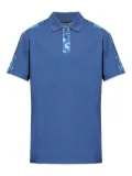 Versace Jeans Couture Baroque-print polo shirt - Blue