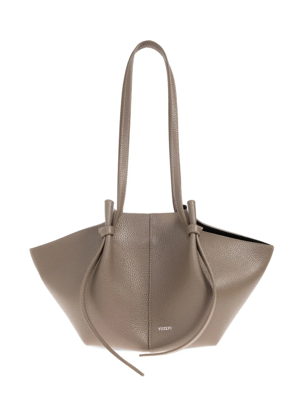Yuzefi Mochi pebble-textured tote bag Bruin