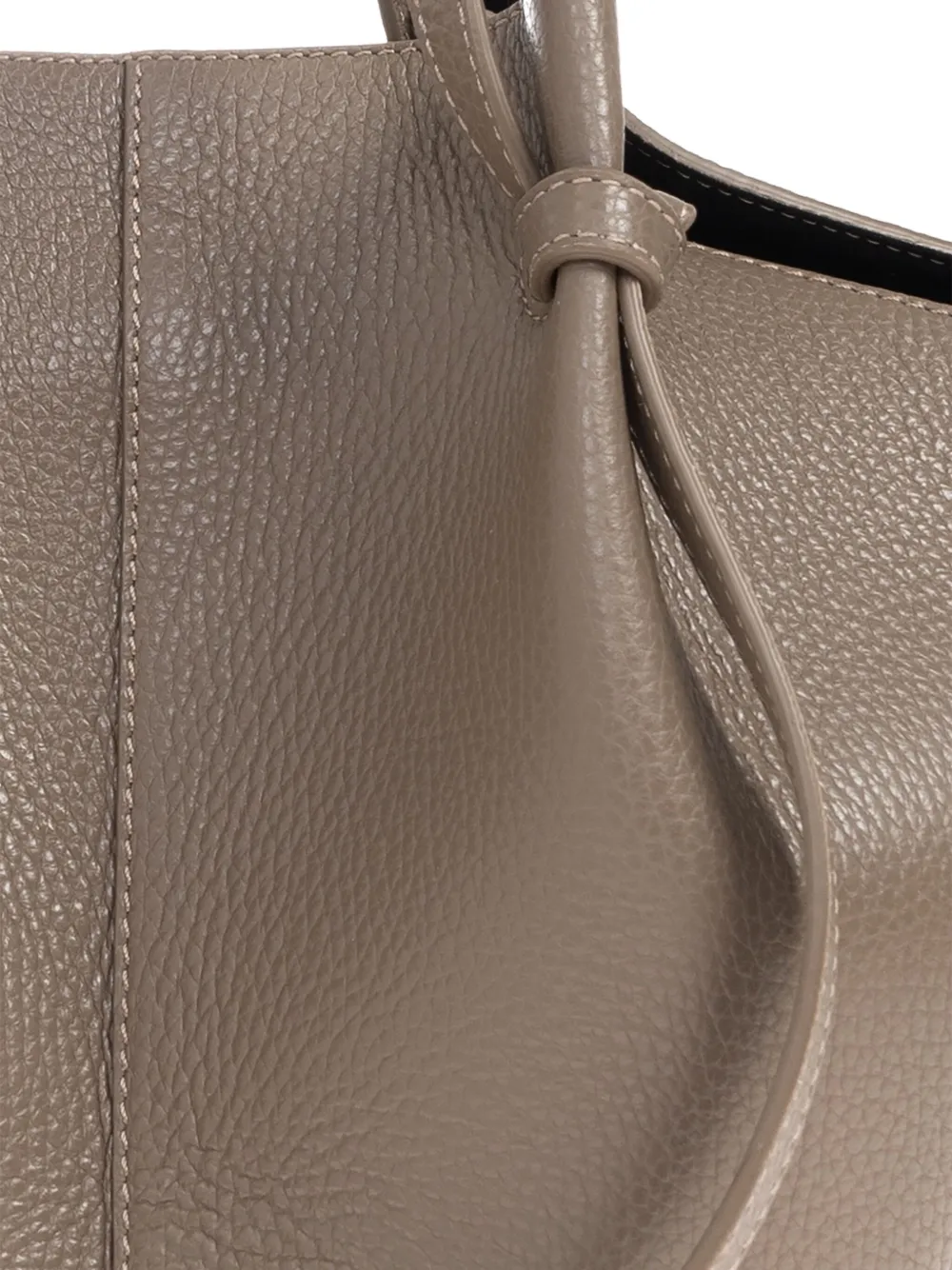 Yuzefi Mochi pebble-textured tote bag Bruin
