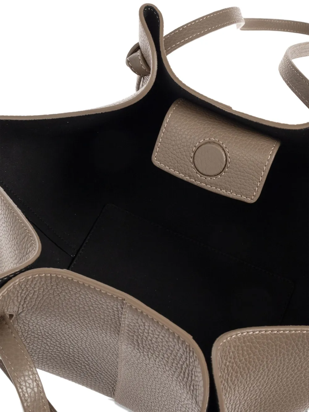 Yuzefi Mochi pebble-textured tote bag Bruin