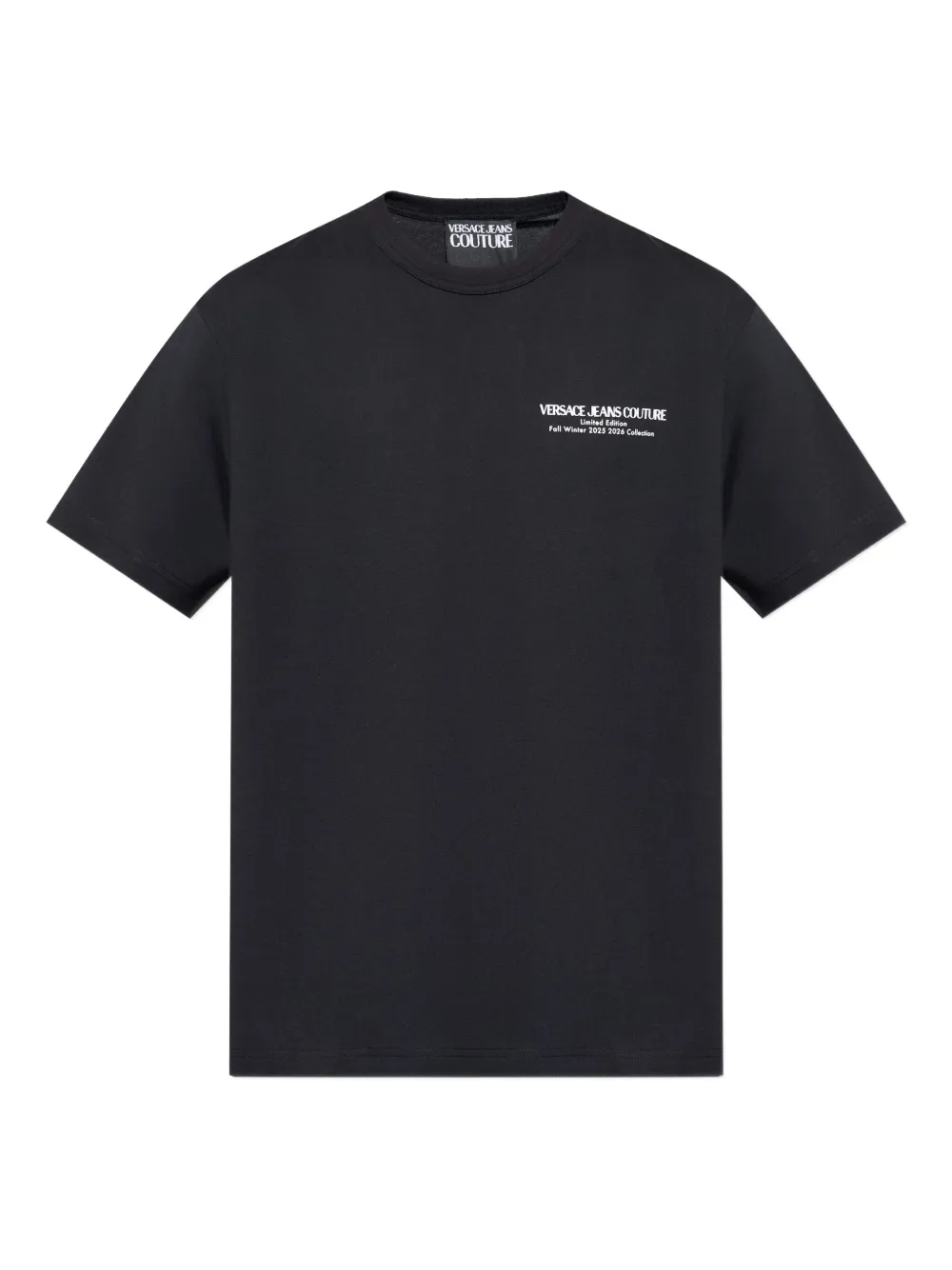 Versace Jeans Couture T-shirt met logoprint Zwart