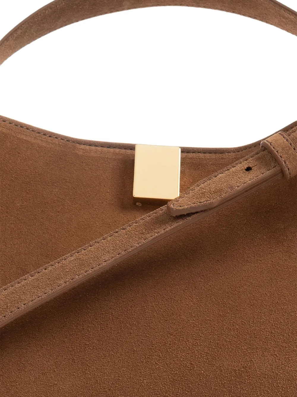Yuzefi Leren shopper Bruin
