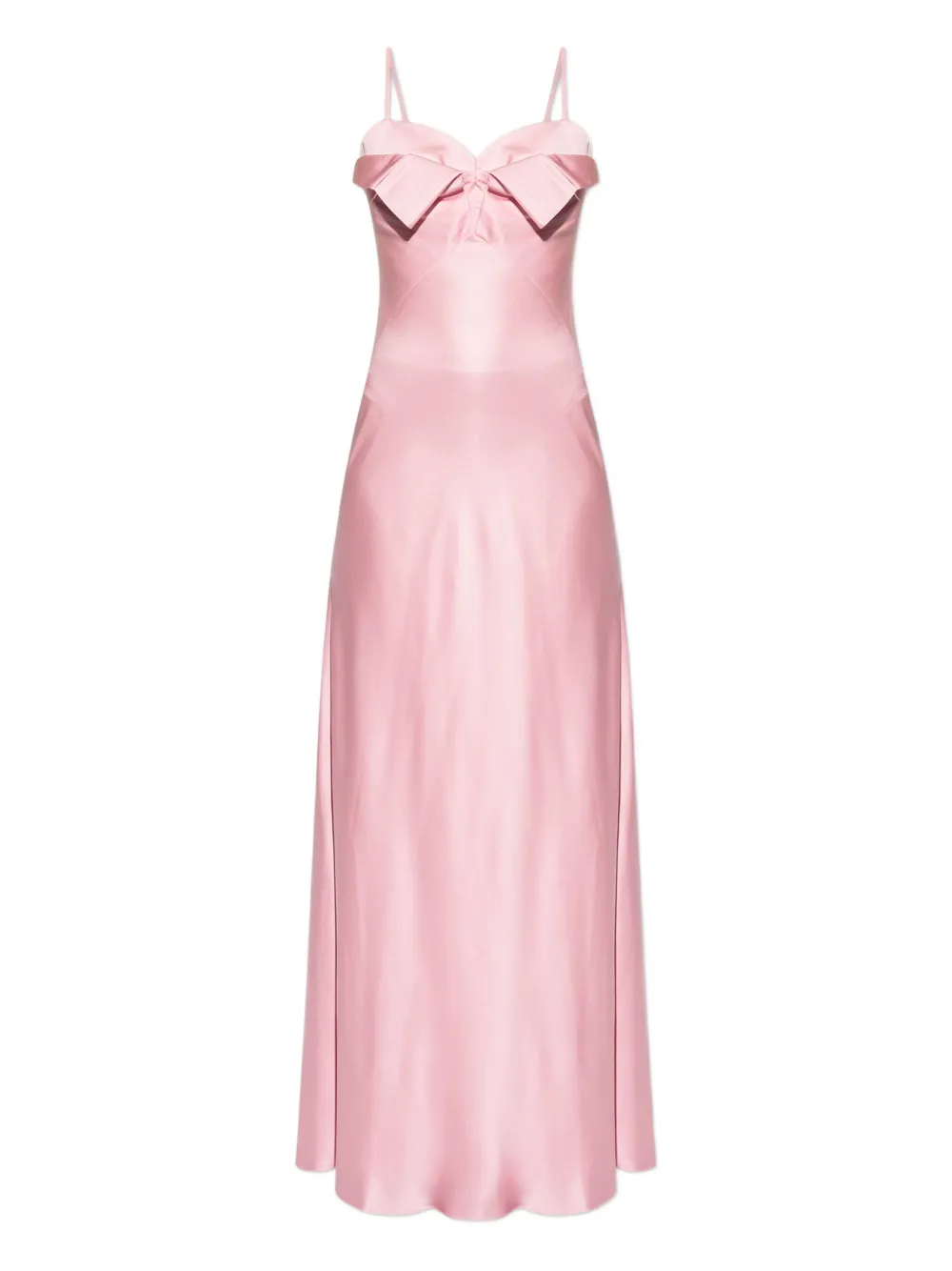 Alexander McQueen bow-detail maxi slip dress | Pink | Image 1