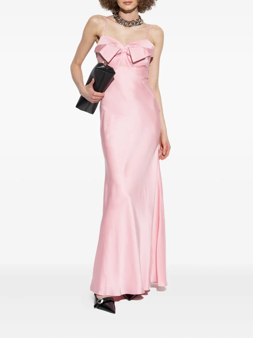 Alexander McQueen bow-detail maxi slip dress | Cocktail & Party Dresses | Image 2