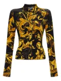 Versace Jeans Couture baroque-print long-sleeve shirt - Yellow