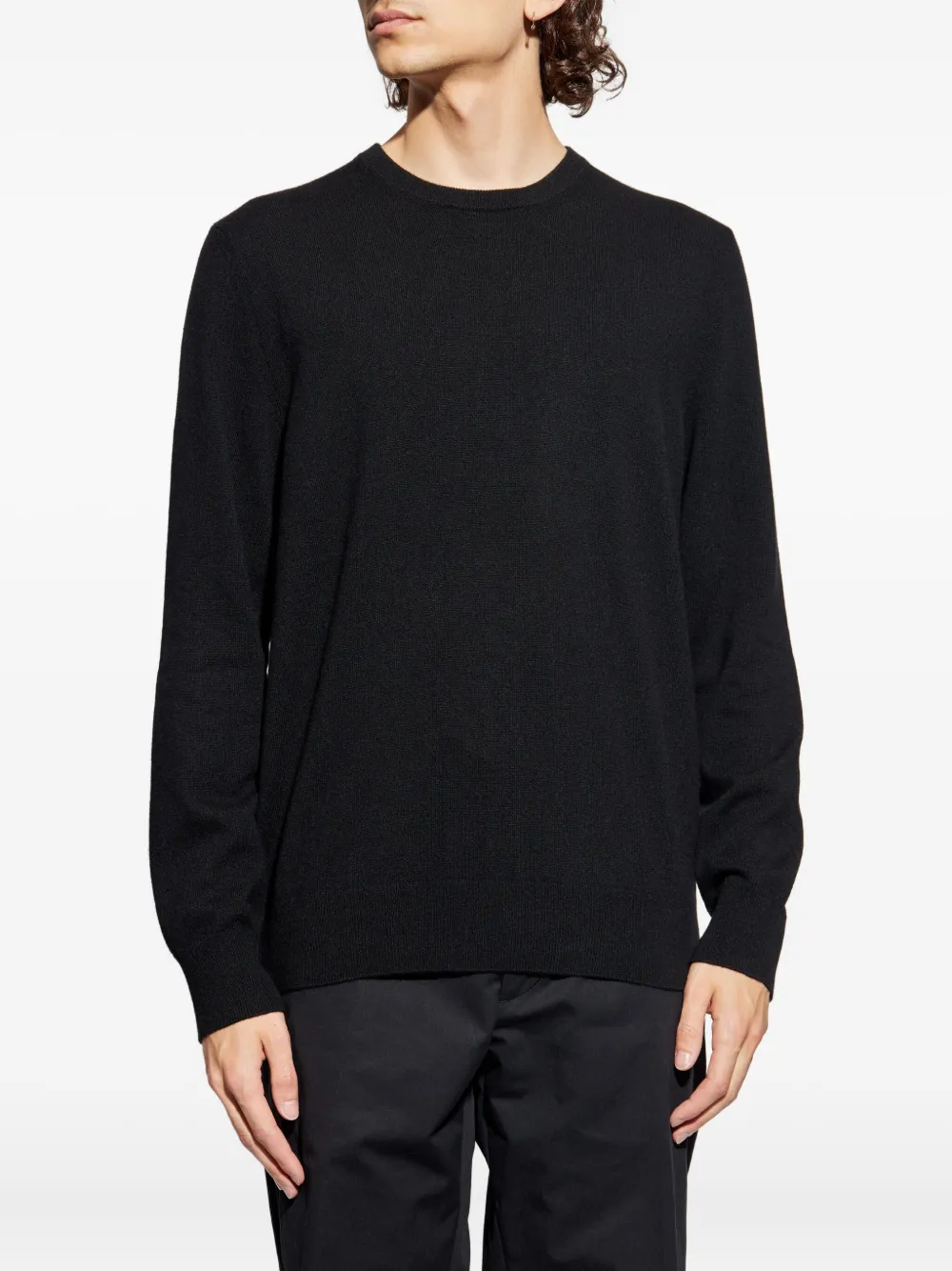 Alexander McQueen chain-detail cashmere sweater Zwart