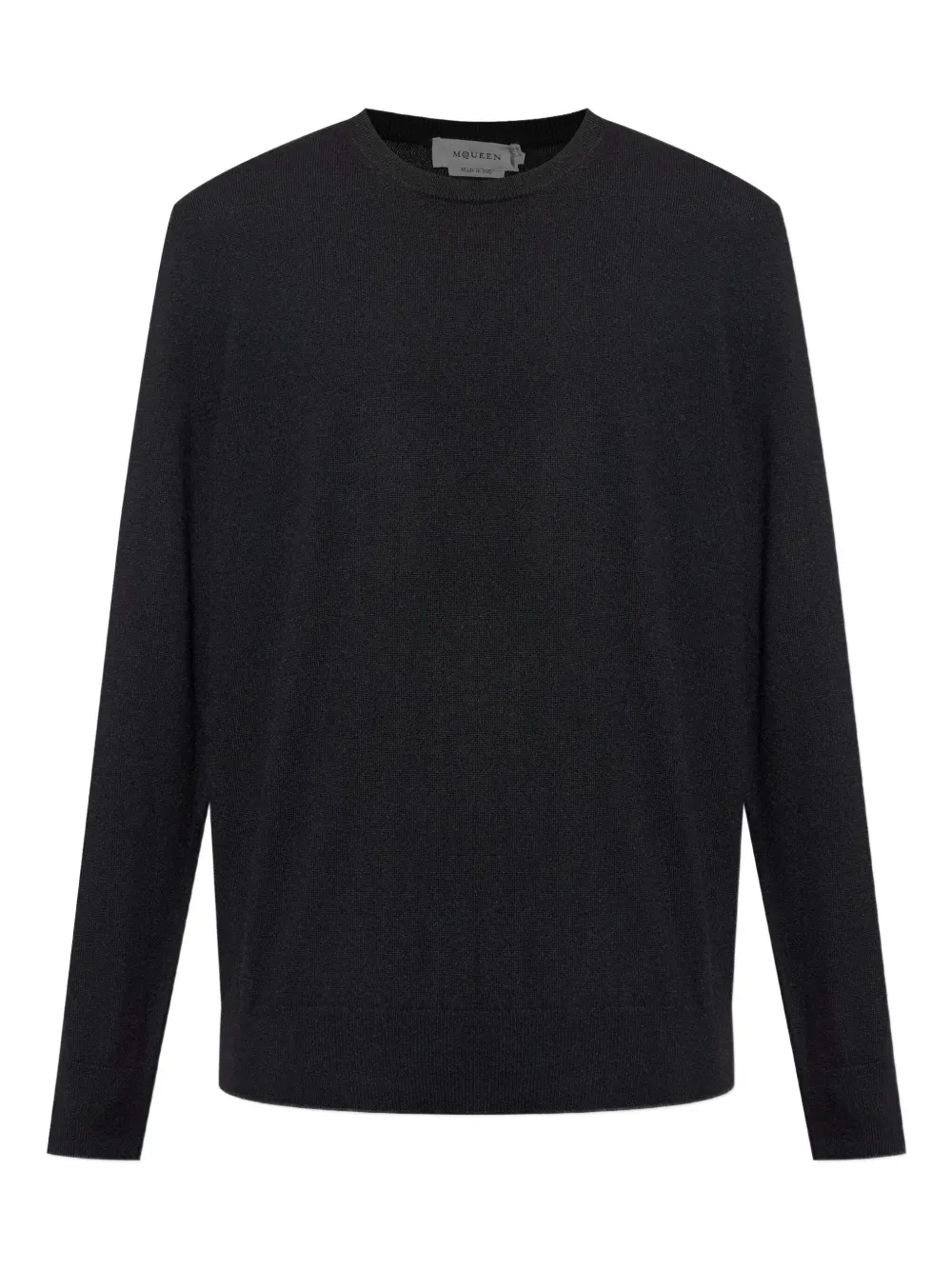 Alexander McQueen chain-detail cashmere sweater Zwart