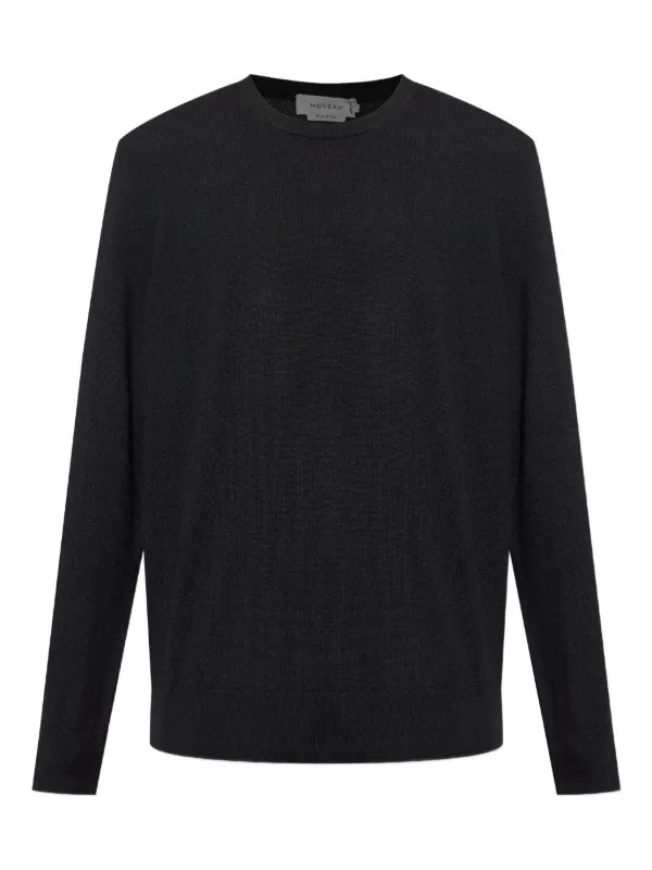 Alexander McQueen チェーンディテール セーター | ブラック | FARFETCH JP