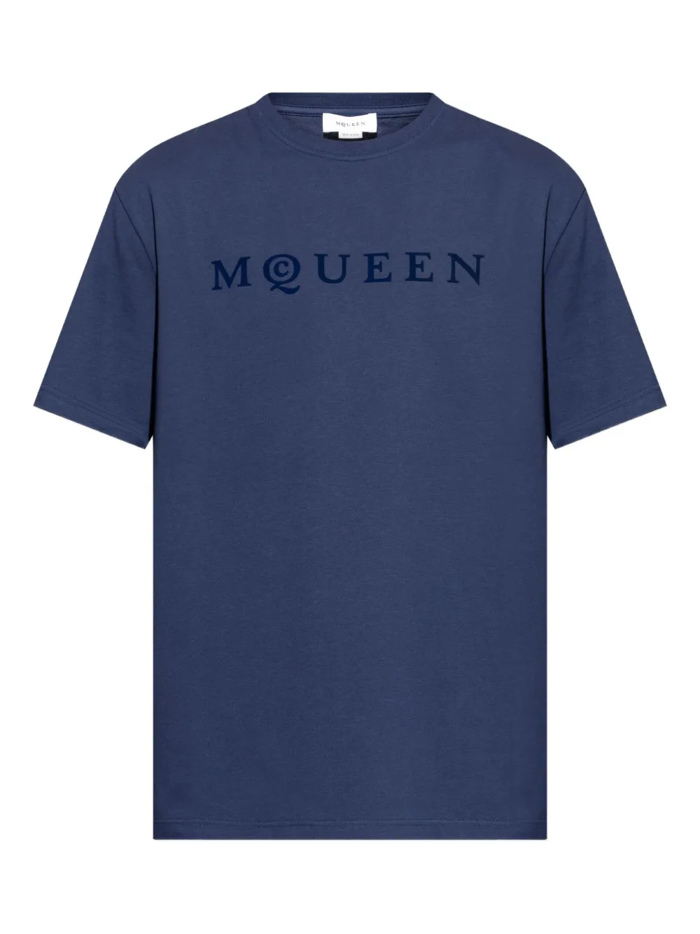 Alexander McQueen logo-detailed cotton T-shirt Blauw