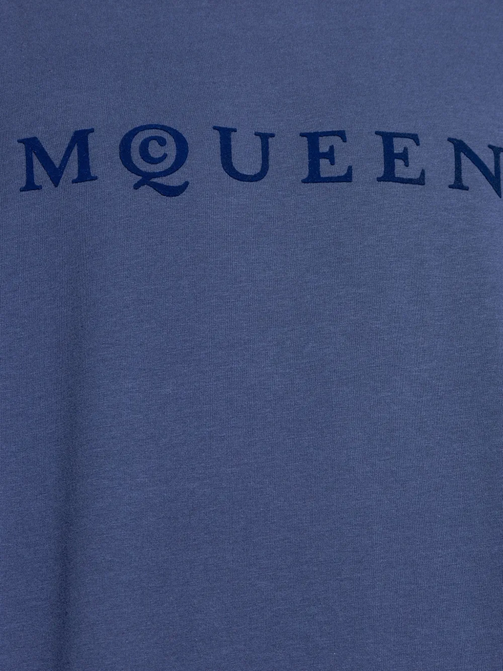 Alexander McQueen logo-detailed cotton T-shirt Blauw