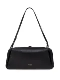 Yuzefi Oyster pebbled leather shoulder bag - Black