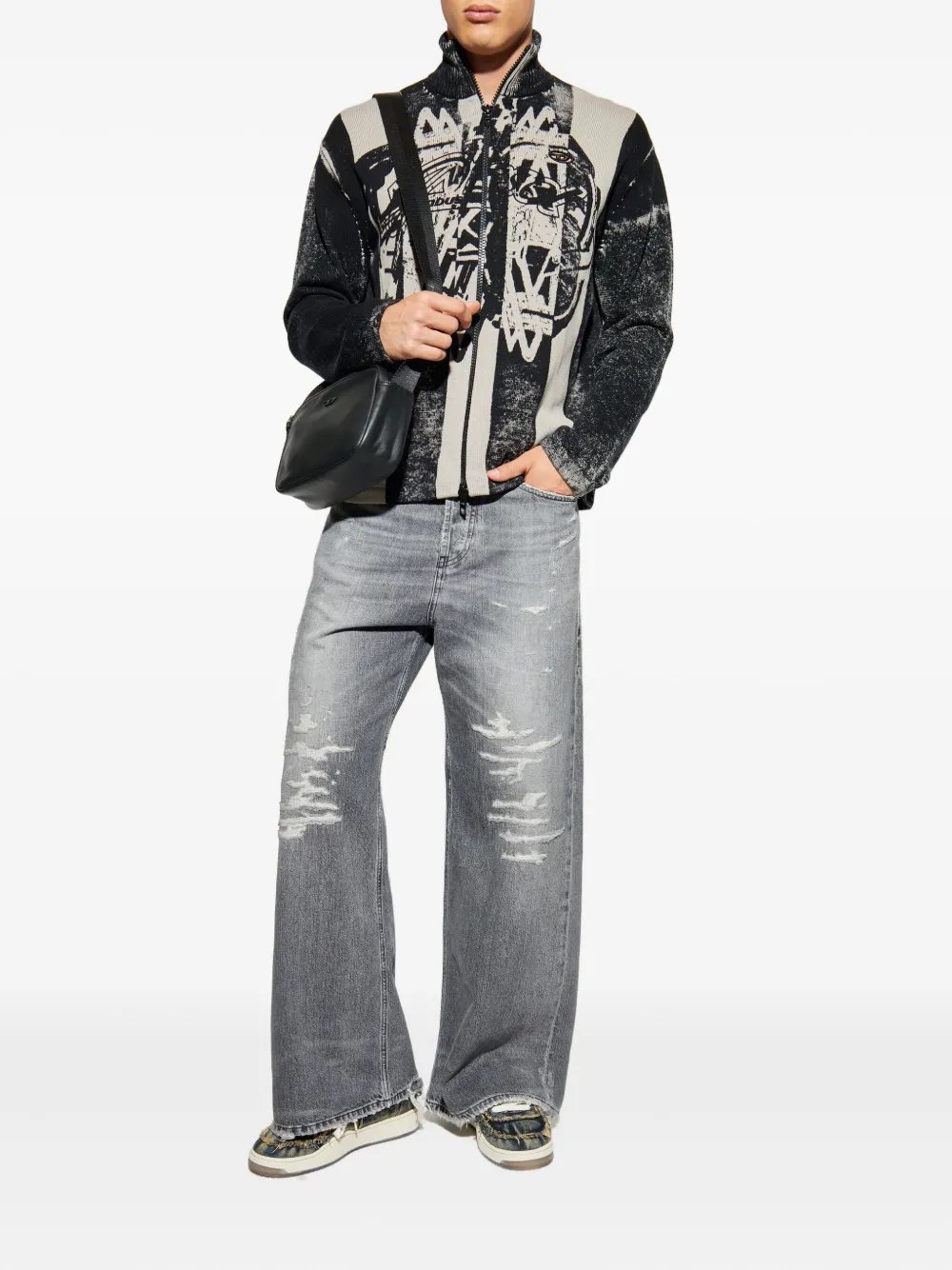 Diesel 1996 D-Sire distressed jeans - Grijs