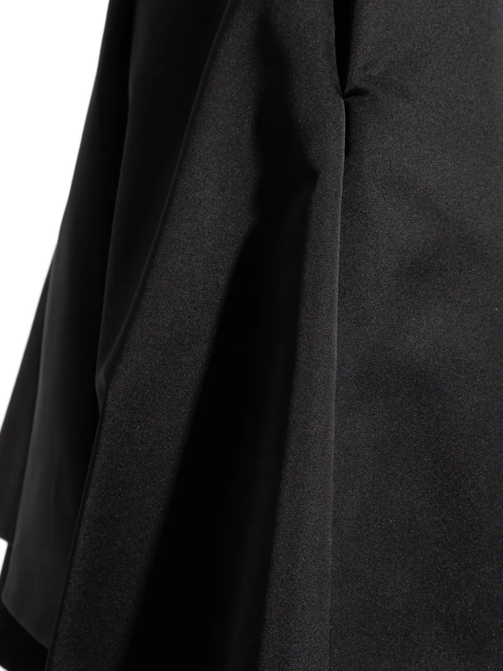 Alexander McQueen satin A-line skirt Zwart