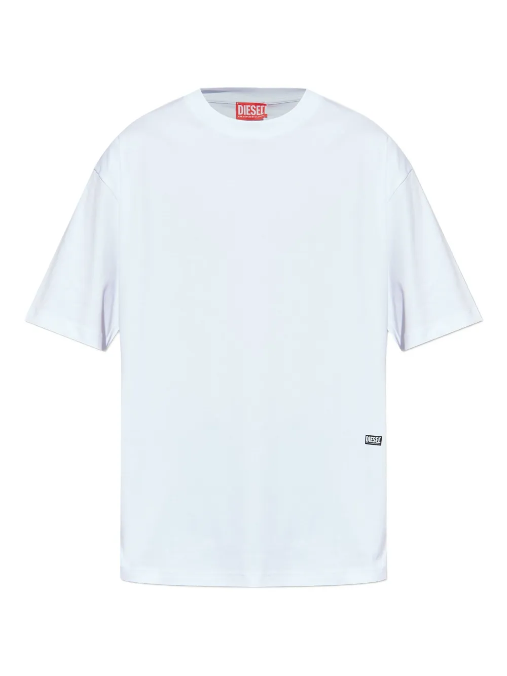 Diesel T-Boggy-T2 T-shirt met adelaarprint Wit