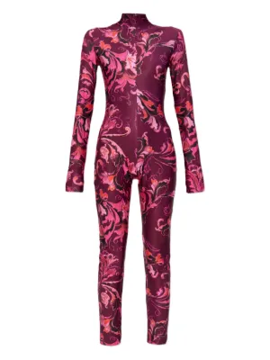 【関税込み】Versace Jeans Couture ジャンプスーツ Versace Jeans Couture バロックプリント ジャンプスーツ