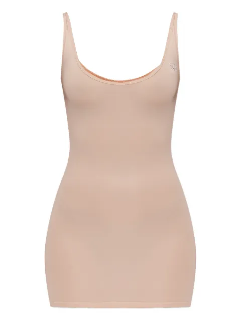 Diesel logo-plaque mini dress