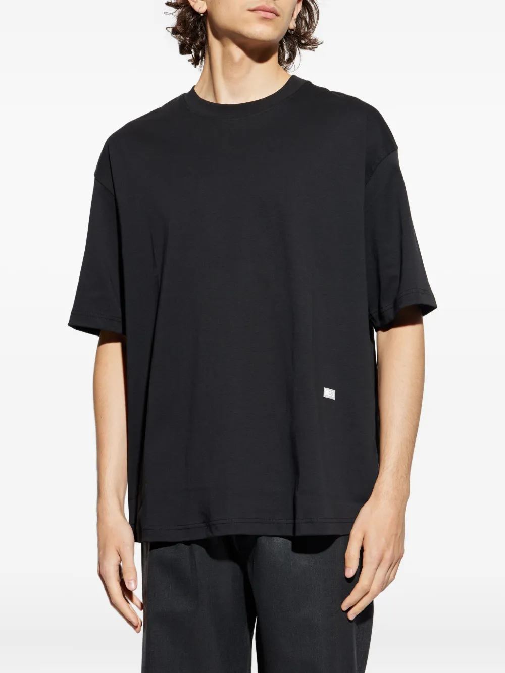 Diesel Katoenen T-shirt Zwart