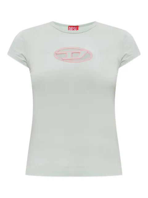 Diesel logo-detail cut-out t-shirt