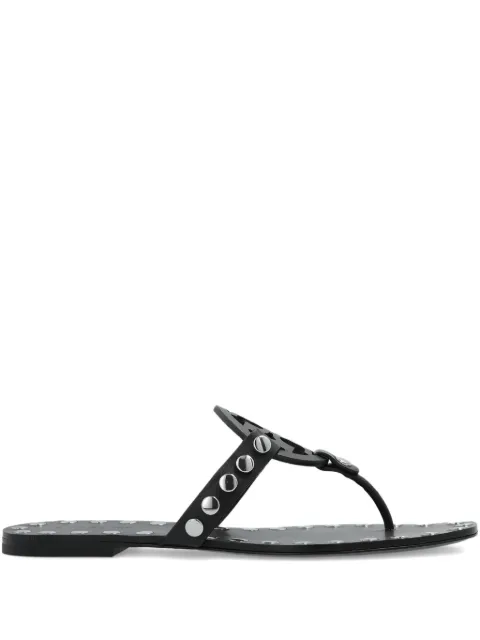 Tory Burch Flache Sandalen mit Nieten