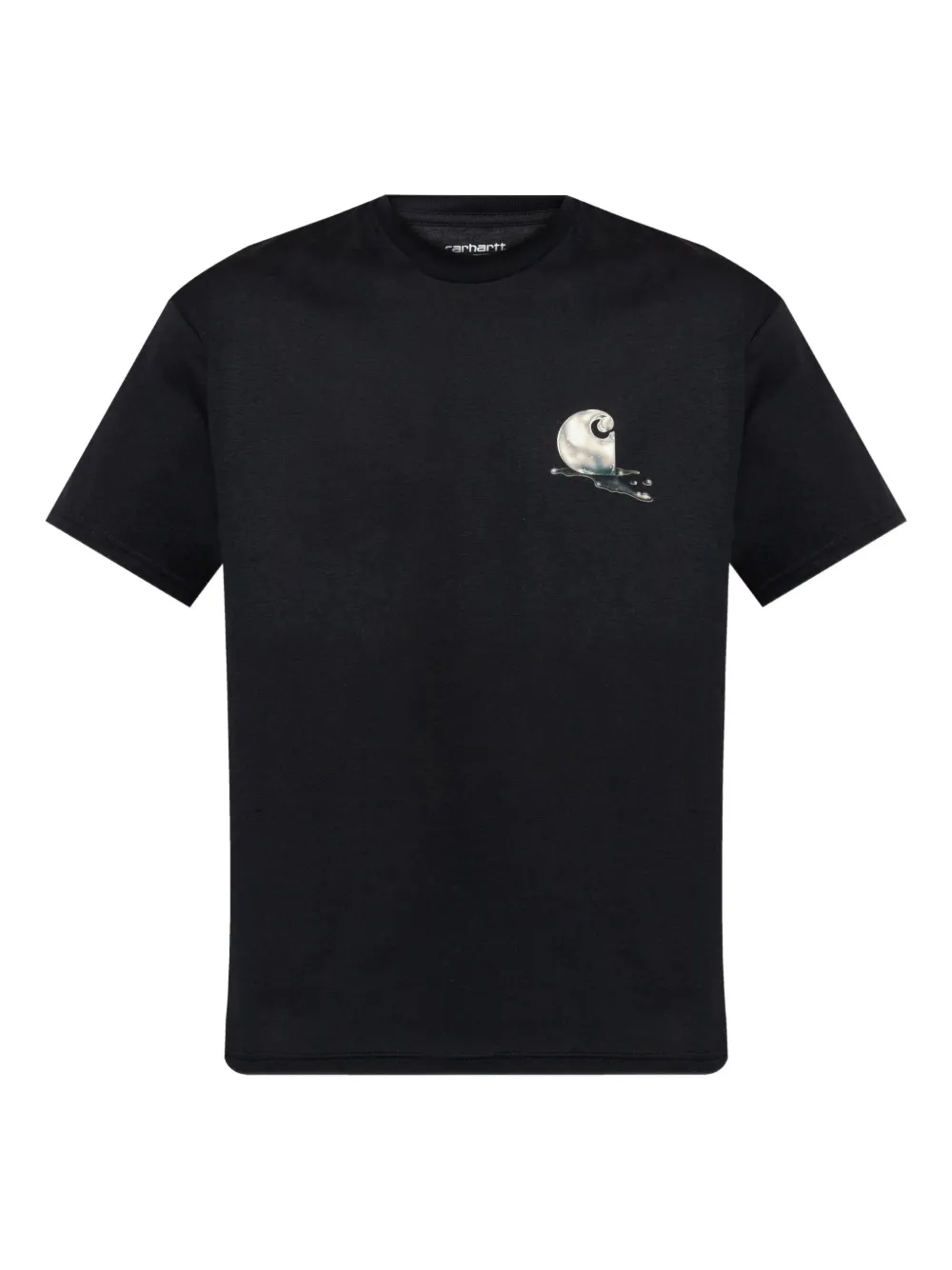 Carhartt WIP S S Jake Garcia martini-print organic cotton T-shirt Zwart