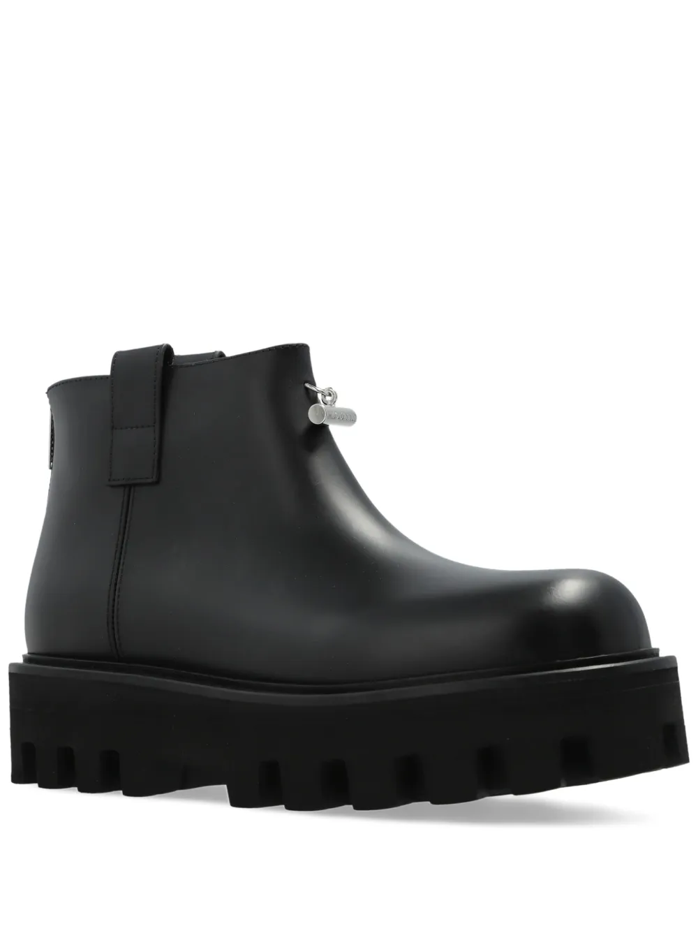 Alexander McQueen zip-fastening platform ankle boots Black
