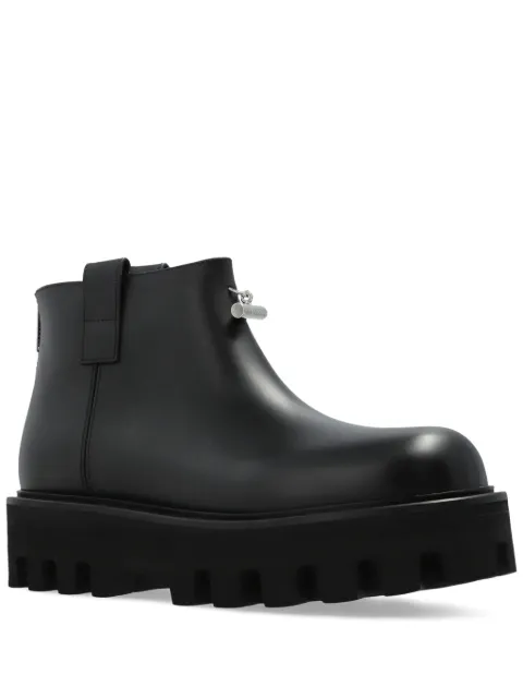 Alexander McQueen zip-fastening platform ankle boots