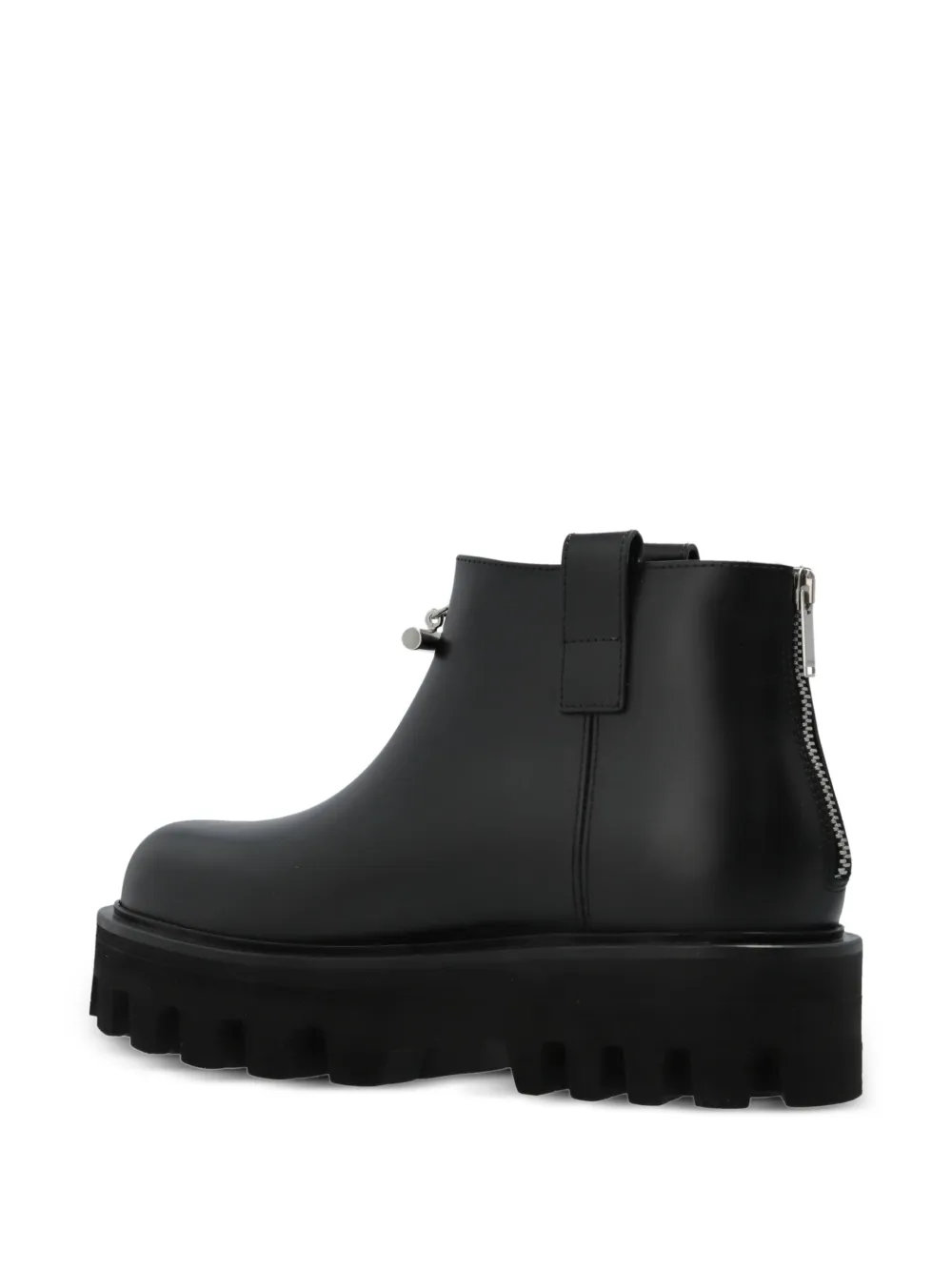 Alexander McQueen zip-fastening platform ankle boots Black
