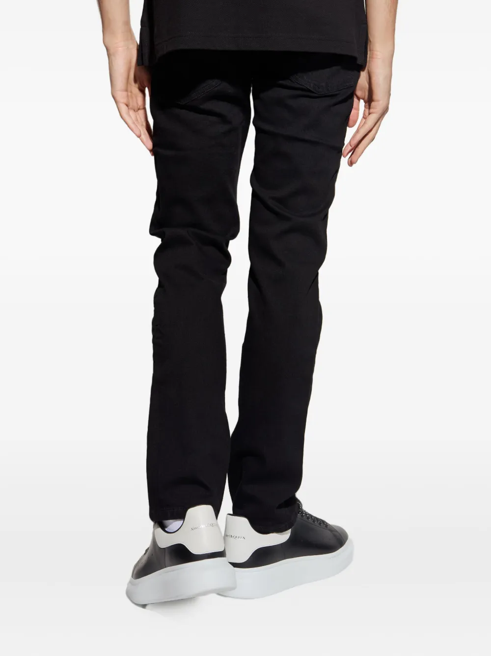 Versace Jeans Couture Jeans met vijf zakken Zwart