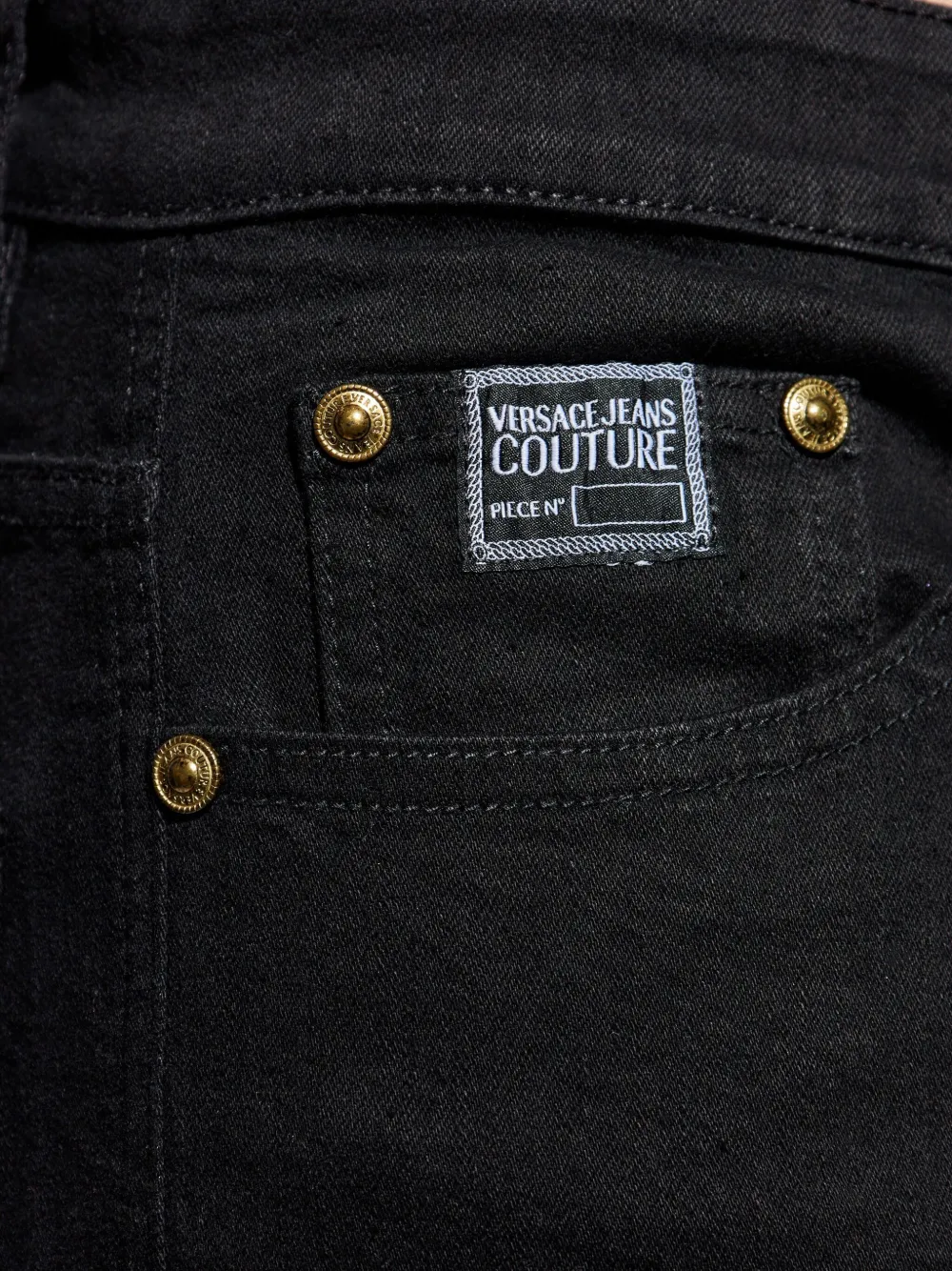 Versace Jeans Couture Jeans met vijf zakken Zwart