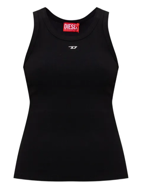 Diesel top de canalé con placa del logo