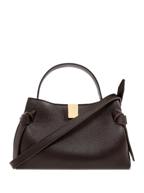 Yuzefi mini Gyoza knotted leather tote bag