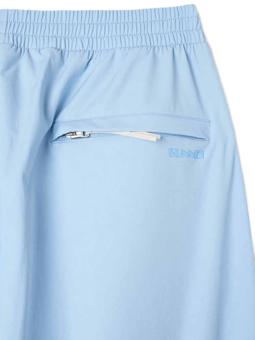 Sunnei Elastic-waist Trousers In Blue