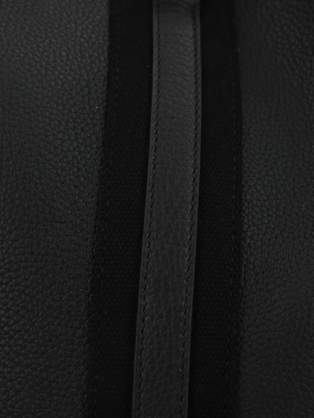 Loro Piana Leather Tote Bag In Black