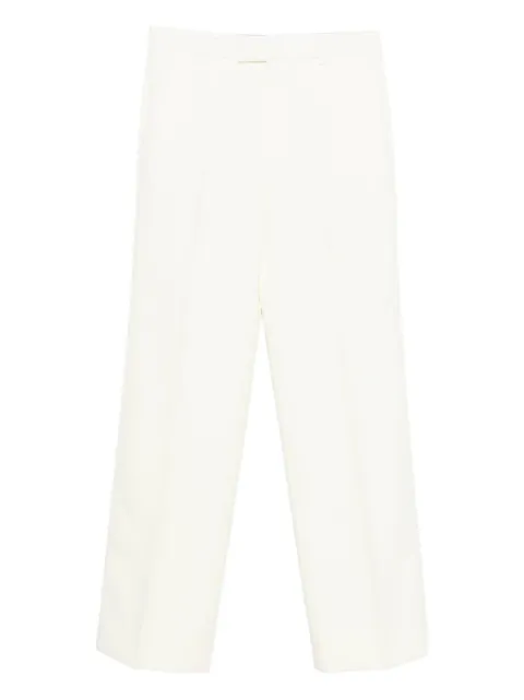 Gucci silk straight trousers
