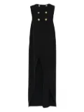 Elisabetta Franchi button-detailed dress - Black