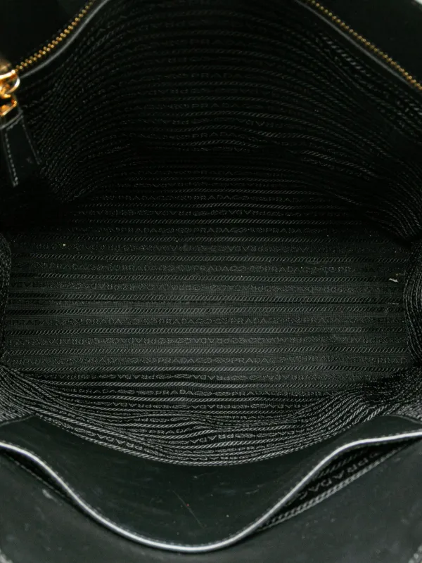 Prada Pre-Owned 2013-2025 Jacquard Triangolo Symbole Shopping Tote