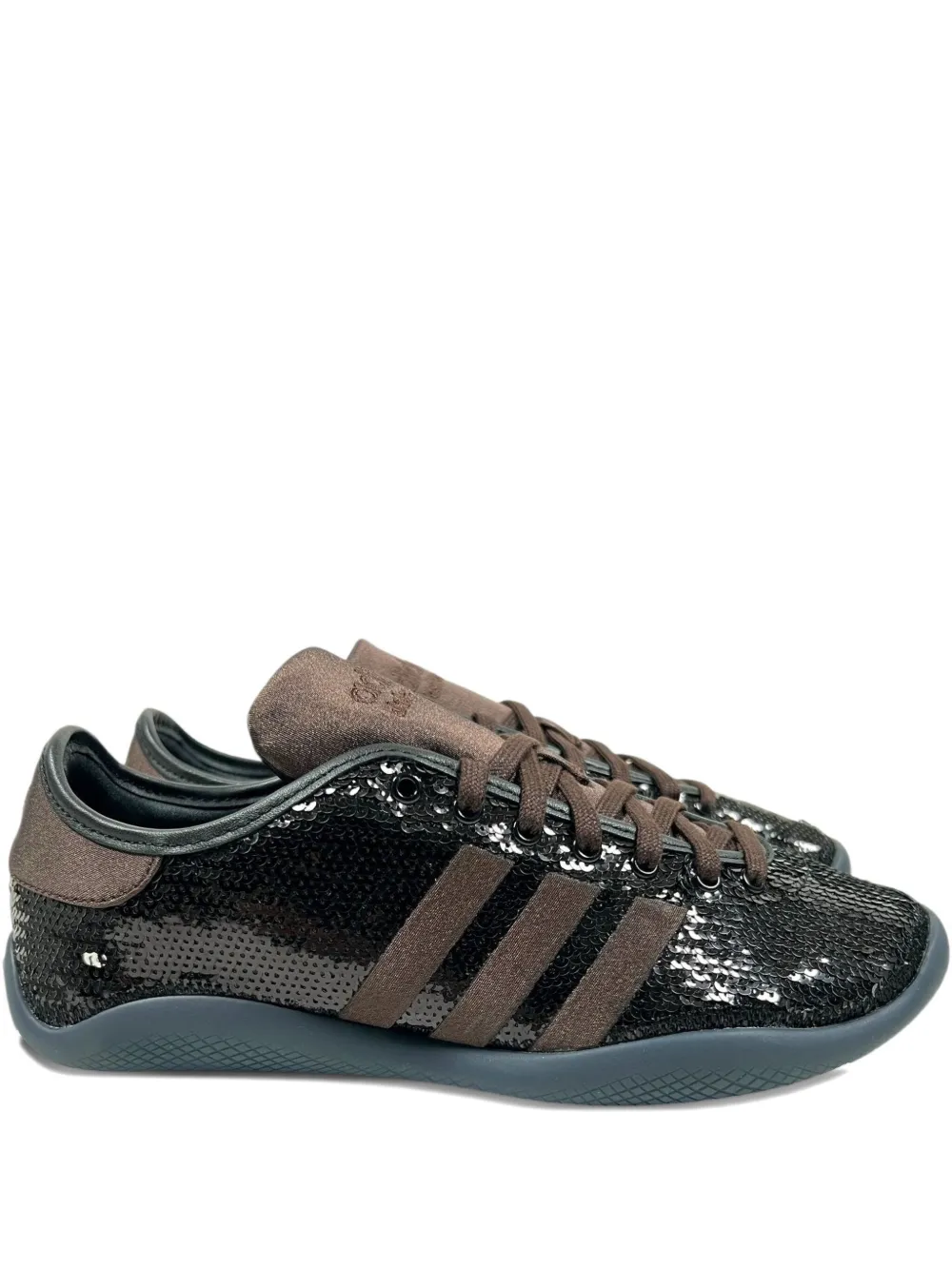 Adidas Karintha sequin-embellished sneakers Black