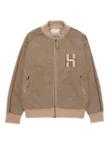 Honor The Gift Novelty piqué-knit track jacket - Brown