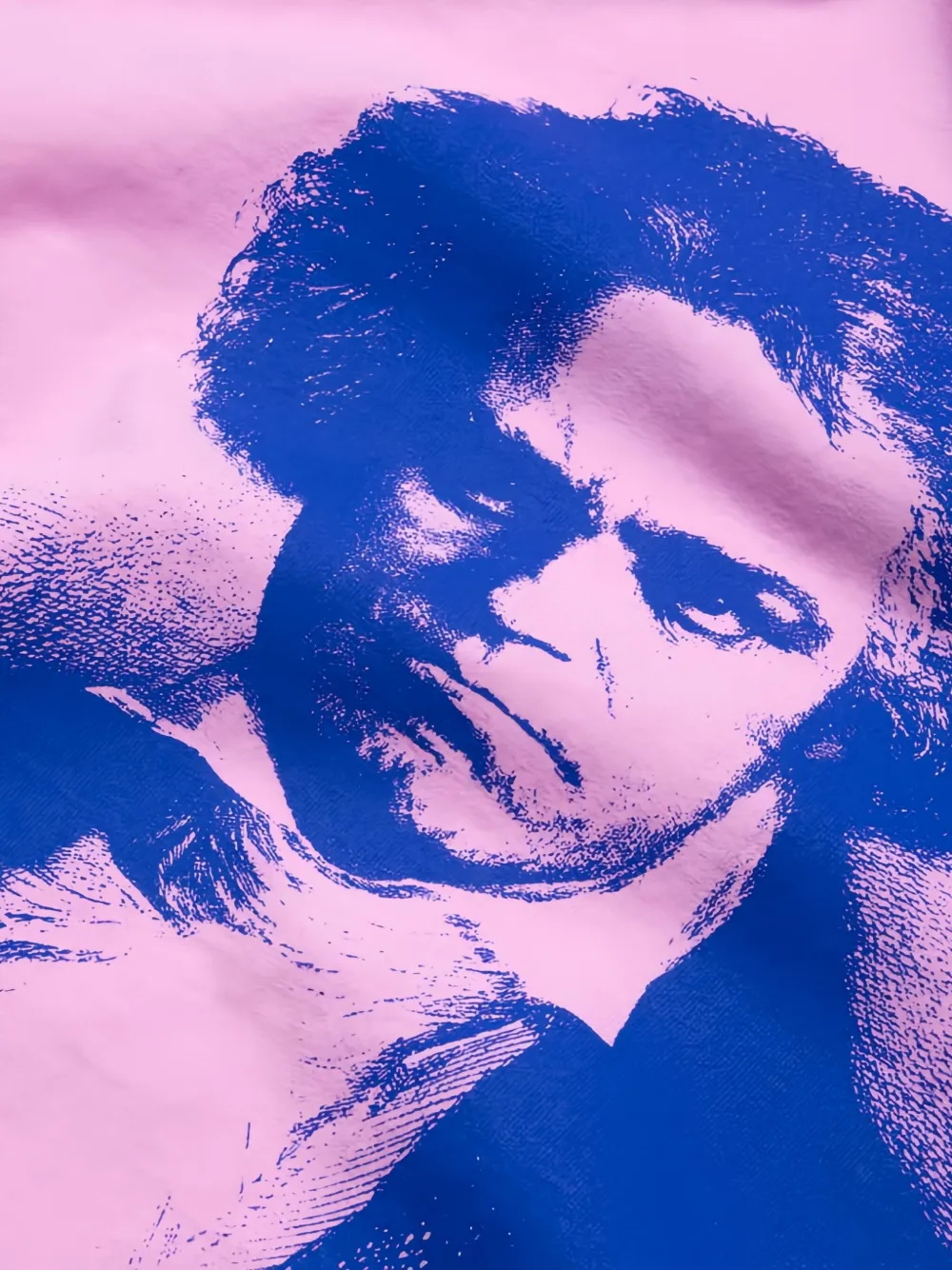 Pleasures Symphony T-shirt met Beethoven-portret Roze