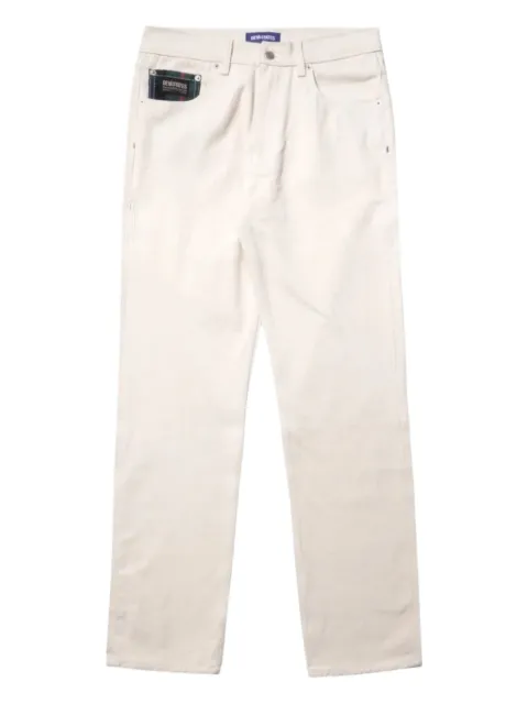 Devástates web-pocket plaid-pocket jeans
